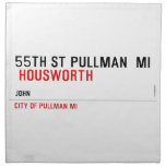 55th st pullman  mi   Napkins