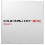 Ridwan Rahman Rahat  Napkins