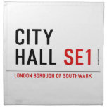 CITY HALL  Napkins
