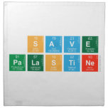 SAVE 
 PALASTINE  Napkins