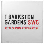 1 barkston gardens  Napkins