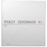 Khady denewade  Napkins