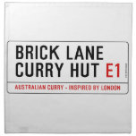 Brick Lane  Curry Hut  Napkins