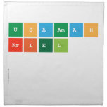 usaamah
 kriel
 
   Napkins