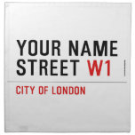 Your Name Street  Napkins