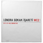 LONDRA SOKAK İŞARETİ  Napkins