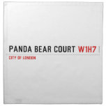 PANDA BEAR COURT  Napkins