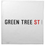 Green Tree  Napkins