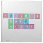 Periodic
 Table
 Writer  Napkins