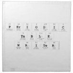 Periodic
 Table
 Writer  Napkins