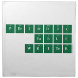 Periodic
 Table
 Writer  Napkins