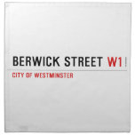 BERWICK STREET  Napkins