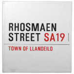 Rhosmaen Street  Napkins