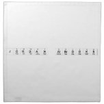 Jordan Albrooks  Napkins