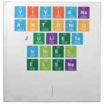 Viviana
 Antonio
 Julieta
 Irinel
 elena
 
   Napkins