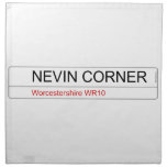     NEVIN CORNER  Napkins
