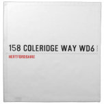 158 Coleridge Way  Napkins