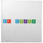 Mr Dinkles!  Napkins
