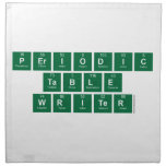 Periodic
 Table
 Writer  Napkins