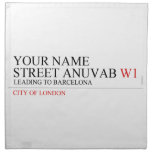 Your Name Street anuvab  Napkins