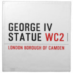 george iv statue  Napkins
