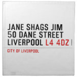 JANE SHAGS JIM 50 DANE STREET LIVERPOOL  Napkins