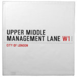 Upper Middle Management Lane  Napkins