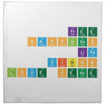 free 
 happiness
 life 
 vision 
 love peace  Napkins