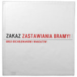 ZAKAZ  Napkins