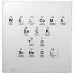 Welcome
 Back
 to
 school  Napkins