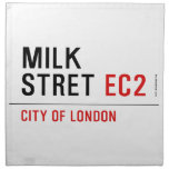 Milk  Stret  Napkins