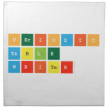 Periodic
 Table
 Writer  Napkins