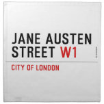 Jane Austen Street  Napkins