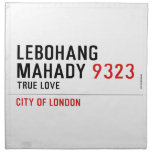 LEBOHANG MAHADY  Napkins