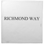 Richmond way   Napkins