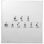 Mrs
 Montoya  Napkins