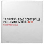 19 dulwich road scottsville  pietermaritzburg  Napkins