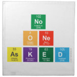 no 
 one 
 asked  Napkins
