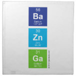 Ba
 Zn
 Ga  Napkins