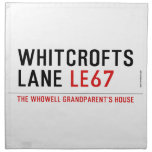 Whitcrofts Lane  Napkins