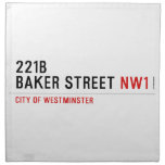 221B BAKER STREET  Napkins