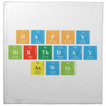 Happy
 Birthday 
 Aswin  Napkins