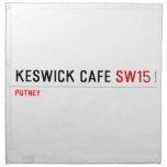 Keswick Cafe  Napkins