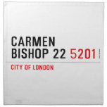 Carmen Bishop 22  Napkins