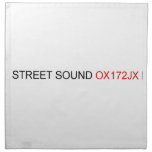 STREET Sound  Napkins