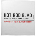 Hot Rod Blvd  Napkins