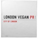 London vegan  Napkins
