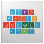 AYLINE
 MARIAH
 HERNANDEZ
 AYALA  Napkins