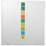 g
 E
 N
 I
 U
 S
 L
 A
 B
   Napkins