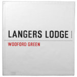 LANGERS LODGE  Napkins